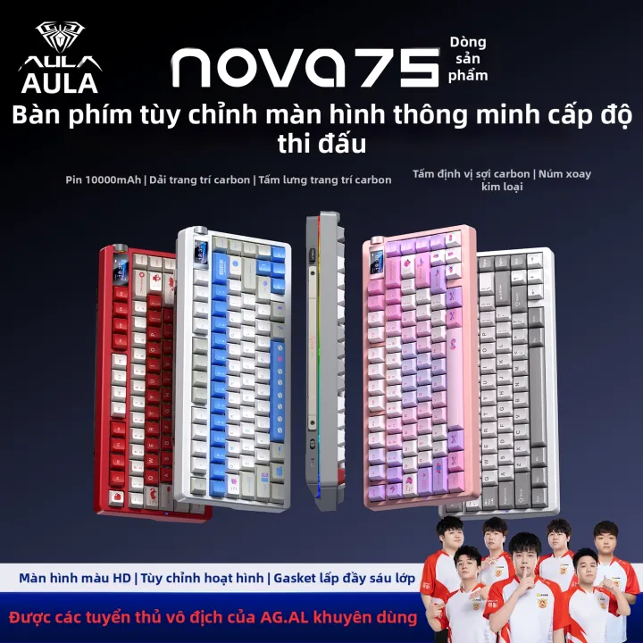 AULA | Bàn Phím Cơ Không Dây 3 Chế Độ Tùy Chỉnh | BigBuy360 - bigbuy360.vn AULA | Bàn Phím Cơ Không Dây 3 Chế Độ Tùy Chỉnh | BigBuy360 - bigbuy360.vn