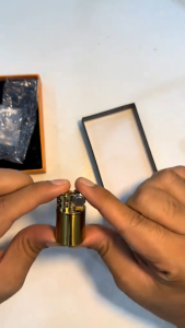 New Mini Kerosene Lighter Made Of Durable Classic Gold Plated Aluminum BLDM