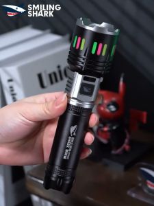 Senter Smiling Shark SD5270 M80 Powerbank Type-C Rechargeable Waterproof Zoom