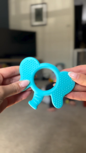 [ TE002 ] Ngậm nướu hình đầu chú voi con bằng silicone - Dr.Browns ( 3m+ )