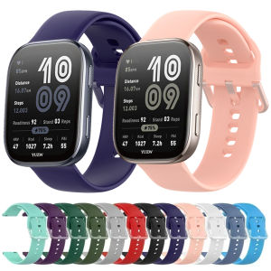 20/22mm Silicone band For Huami AMAZFIT BIP 6 5 UNITY Strap accessories Soft Bracelet for Amazfit GTR 4 3 Pro 2e GTS4 mini Bands
