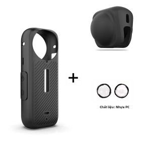 Ốp Bảo Vệ Màn Hình Ốp Silicon Bảo Vệ Ống Kính Khung Bảo Vệ Insta360 X5 X4 Phụ Kiện Camera Hành Động Thể Thao