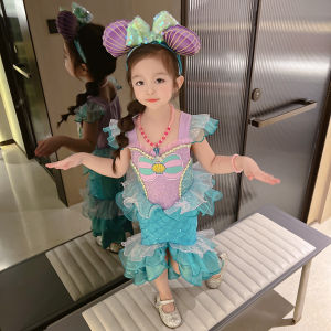 Sequined Fish-Tail Princess Dress for Performance