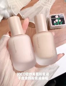 JOCO Face Liquid Foundation Cream Full Coverage Concealer Whitening Moisturizing Waterproof Cover Dark Spot Tattoo Contour Makeup with spf50