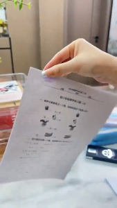 20 PCSMacron Folder clips subfolders push clips paper clip file clips