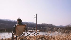 Tiang Lampu Gantung Lipat Light Pole Ultralight Lamp Stand Holder Portable Tiang Gantung Lampu Untuk Tenda Camping