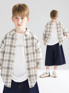 MUCMUKN | Lightweight Cotton Gingham UV Protection Shirt
