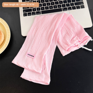 Fashionable Summer Girl Ice Silk Sleeves Loose Thin Ice Sleeves Sun Protection Hand Sleeve UV Protection Gloves