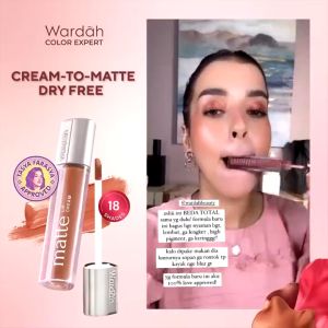 Wardah Exclusive Matte Lip Cream 30 Warna Makeup Lipstik Intense dan Tahan Lama - Matte Finish