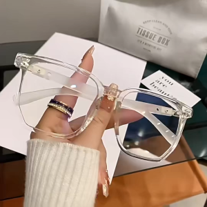 Cermin Mata Baca Fotochromik  Anti-Blue Light Bingkai besar Ringan selesa Vintage Reading Glasses 0.00 to+4.00