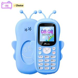 New H21 Mini Cute Cartoon Style Mobile Phone 1.44inch Screen MTK GSM 2G Feature Phone Torch FM Radio Cheap Student Phone