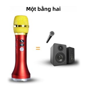 20W TWS Bluetooth 5.3 Micro Hát Karaoke 21Cm Loa Không Dây Di Động Cho Trẻ Em/Người Lớn Tiệc Gia Đình Song Ca Chức Năng Quà Tặng