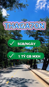 ( MIỄN PHÍ 1 THÁNG ĐẦU ) SIÊU SIM VINAPHONE GÓI BIG50Y - 1 TỶ GB DATA TỐC ĐỘ CAO TRUY CÂP Y0UTBE TIKT0P Z0LA + 5GB/NGÀY DÙNG MẠNG THẢ GA . . FREESHIP _CHƯA KÍCH HOẠT