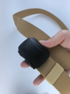 New Tactical Belt Metal Buckle Quick Release Elastic Belt Casual Tooling Training Belt Mens Trousers Belt