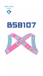 Mens Strap: Nylon Cross Back Harness Strap (BS8107)