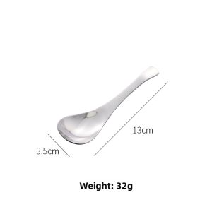 CHUANGGUANJIA | Long Handle Children Small Soup Spoon Golden