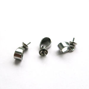 Stainless Steel Pearl Pendant Drop Earrings DIY Accessories Welding Seed Bead Holder Summer New Fashion Jewelry Materials