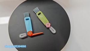 Cup Lid Cleaning Brush Cup Cleaning Brush Portable Crevice Cleaning Brush Set Multifunctional Cleaning Brush Cup Lid Cleaner