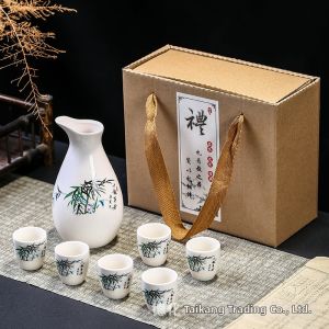 Ceramic Gift Wine Set