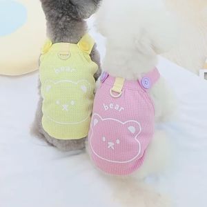 Áo cho Chó Mèo in hình gấu có móc gắn dây dắt (mẫu mới) - Love pets shop
