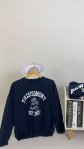 Sweater Crewneck Wanita Oversize Premium Artikel Virginia