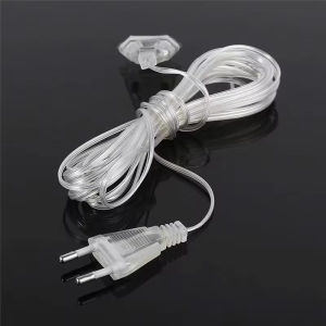Christmas Garland LED Curtain Icicle Lights Festoon LED Light Droop Waterfall String Lights Outdoor Garden Street Eaves Decor