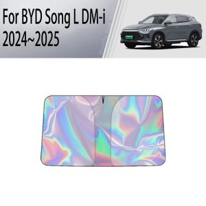 Car Sun Visor For BYD Song Yuan Tang Qin DM Pro Plus 2018~2025 Auto Front Windshield Sunshade Heat Insulation Summer Accessories