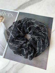 ริบบิ้นผ้าตาข่ายสีดำสไตล์ฝรั่งเศสสำหรับผู้หญิง ริบบิ้นผมอเนกประสงค์ ริบบิ้นผมสไตล์นางฟ้า ริบบิ้นผมแฟชั่น ริบบิ้นผมแบบอเนกประสงค์