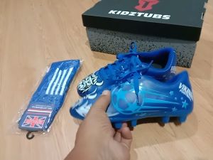 KIDZTUBS Sepatu Bola Anak Paket Komplit Sepatu Bola Tas Skin Deker Kaos Kaki Usia 6-10 Tahun Size 28 29 30 31 32 33 34 35 36 37 KDZ1620122224