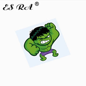 Cartoon Green Superhero Bicycle Sticker Road Bike Waterproof Decoration Decals Bicycle Frame Handlebar Helmet Reflective Sticker