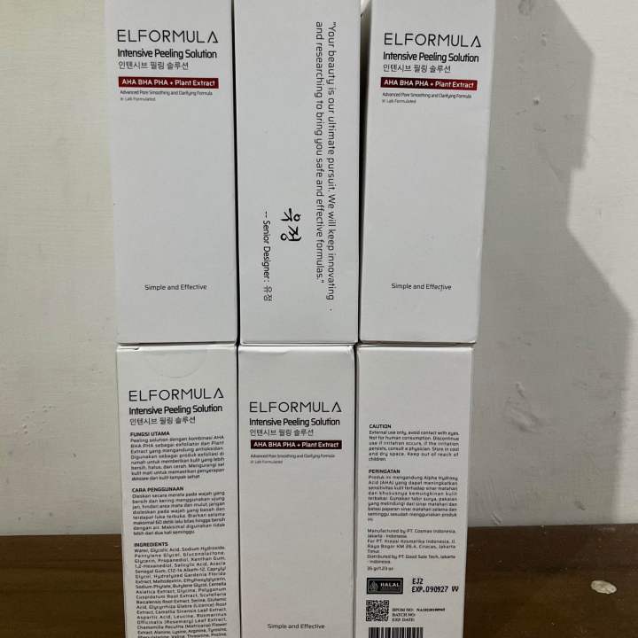 ELFORMULA Intensive Peeling Solution - Serum Exfoliasi Wajah ...
