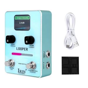 IRIN | IRIN Guitar Single Effect Pedal Phrase Loop 44.1kHz 16 Bit High-quality Loop 40 Loop Storage Locations Total Recording Effects