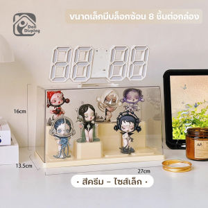 กล่องโชว์โมเดล กล่องโมเดล กล่องโชว์ของเล่น โปร่งแสงแบบ 180° โชว์ของเล่นของคุณ ตู้โชว์สำหรับวางของ ทำความสะอาดง่าย