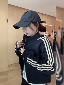 Autumn Short Baseball Jacket Casual Small Frame