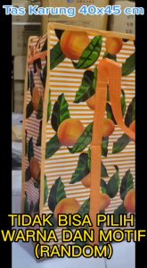 Tas Karung Serbaguna, Tas Laundry, dan Tas Belanja Ukuran 45x50x19cm