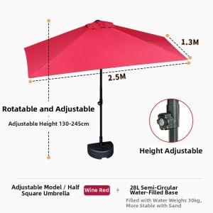 FENGZHAOHUANG | Wall-mounted Side Sunshade Umbrella
