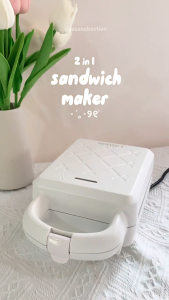 HODEKT 2 in 1 Waffle Maker/Sandwich Maker Breakfast Maker Bread Toaster Maker Household Panini Maker Burger Maker