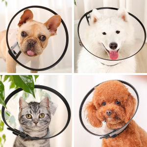 Pet Protection Cover Elizabethan Collar Cat Dog Bite And Scratch Preventer Pet Neck Ring Dog Collar Cat Head Cover Pet Protector