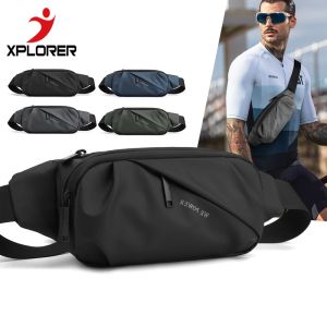 Sports Waist Pack Running Belt Large Capacity Belt Bag for Men Women Water Resistant Running Walking Hiking Traveling Biking Outdoor