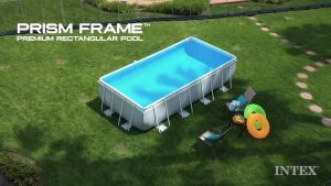 INTEX bracket swimming pool outdoor children s water park fishing fish pond Outfits 488x244x107cm