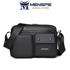 MENSPE Shoulder Bag Fashion Waterproof Messenger Bag Phone Bag Simple Casual Bag Large Capacity Cross Body Bag Lightweight Leisure Sport Street Bag