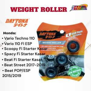 ROLLER RACING DAYTONA BEAT FI SCOOPY FI VARIO 110 KARBU VARIO 110 FI SPACY FI ORI DAYTONA 8 9 10 11 12 13 GRAM
