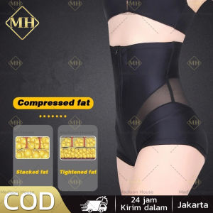 (Indonesia Stock) Korset pelangsing perut Mengangkat Pinggul Pinggang Tinggi Elastis Shaper Pants Celana Dalam Korset