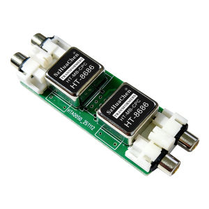 Audios Looping Isolat RCA Audio Isolator Car Audio Current Sound Canceller Bottom Noise Reduction Common Ground Pass Filter