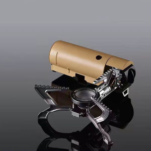 BRS | Outdoor Portable Folding Cassette Stove for Camping Butane High-Fire Integrated All-in-One Gas Stove Backpacking Camp Cooker