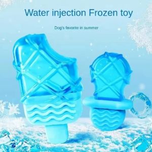 Frozen Dog Chew Toy Summer Cooling Ice Popsicle Puppy Teether Teeth Cleaning Gum Massager Small Medium Pet Supplies Interactive