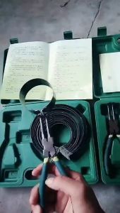 Isi 14 Piston Ring Compressor Tool Set Collars Rings Piston Ring Kompresor Plier Clamp Remover