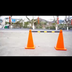 Expandable Cone Bar Retractable Cone Bar 2M Extendable Traffic Safety Cone Bar Palang Kon Amaran