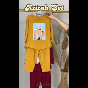 Setelan Ukuran 2-8 Tahun / Azizah set kids / Setelan Anak Perempuan