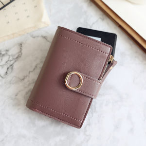 New Short Women Wallets Fashion Simple Cute Small Female Wallets PU Leather Card Holder Womens Purse